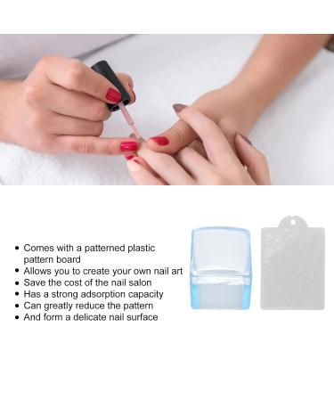 Buy Silikon Nail Stamper - Easy Clean Transparent Nail Art Tool for DIY French Manicure & Nail Decor - Buy Online on SooperMarket.com