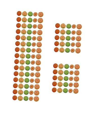 ibasenice 250 Pcs Artificial Orange Fruit Pendant Resin Charms Oranges Decoration Fruit Charms for Jewelry Making Jewelry Making Fruit Charms Miniature Accessories Earrings 3d Food