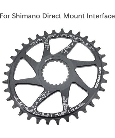 DJC 12s Oval Direct Mount Chainring for Shimano M6100 M7100 M8100 M8130Â M9100 M9120 Mt900 XTR SLX 32T - Buy Online on SooperMarket.com