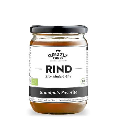 Biological beef broth (6x500ml) Long cooked valuable nutritional values bone broth bone broth Grandpa's favorite beef 500 ml (6 Pack)
