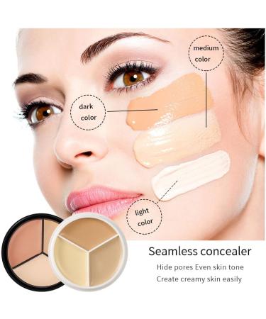 6 Colors Contour & Concealer Palette with Brushes - Facial Color Corrector, Bronzer, Highlighter - Makeup Kit - Buy Online on SooperMarket.com