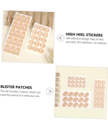 PLAFOPE 3 Pieces Protection Pad Bandages Toe Cushions for Corns Prevention Pads U Shaped Corn Pad Label Sticker Foot Sole Stickers Foot Patch Protector Foot Pastes Eva Foam - Buy Online on SooperMarket.com