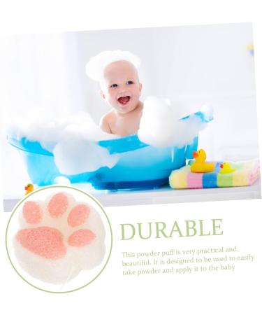 NOLITOY 4pcs Baby Facial Sponge Set | Eco-Friendly Bath & Shower Scrubber | Soft Loofah Sponges for Toddler Bath Time - Buy Online on SooperMarket.com