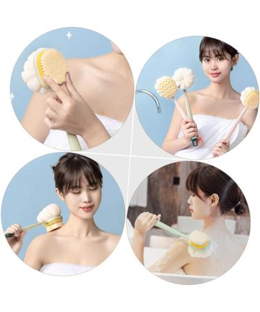Beavorty Bath Brush Cleaning Scrubber - Shower Scrubber with Handle for Body Exfoliation and Scrubbing - Buy Online on SooperMarket.com