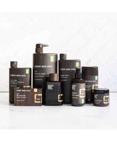 Every Man Jack Beard & Hair Conditioner - Sandalwood Fragrance - Shea Butter & Cocoa Butter - 6.7oz Twin Pack - Buy Online on SooperMarket.com