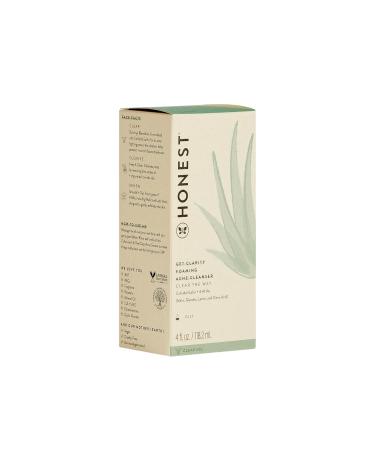 Buy Honest Beauty Get Clarity Cream to Foam Acne Cleanser for Oily Skin | Vegan Cruelty-Free Colloidal Sulfur & Apple AHAs | 4 fl oz - Buy Online on SooperMarket.com