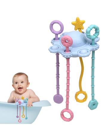 Shop Interactive Spinner Sensor Toys for Toddlers | Travel Pull String Activity for Babies | Child-Friendly Developmental Toys in Blue - Buy Online on SooperMarket.com