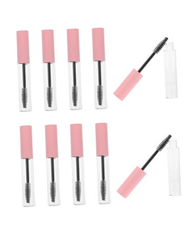 MUSISALY 10pcs Mascara Empty Tube Refillable Mascara Tube and Wand Empty Mascara Tube and Wand Pink 1 g (Pack of 1) Pink