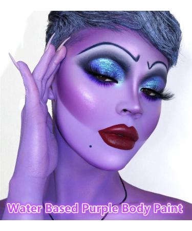 Go Ho Purple Cream Face Body Paint - 2.37oz Water Based Makeup Kit for Kids Party, SFX, Halloween & Cosplay - Buy Online on SooperMarket.com