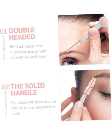Baluue 12 Pcs Sponge Makeup Brush Makeup Sponge Eyebrow Sponge Brush Make up Sponge Mascara Aluminum Tube - Buy Online on SooperMarket.com