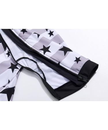 BONVERANO Baby Boys Swimsuit | UPF 50+ Full-Length Zipper Bathing Suit | 3 Months Star Print - Buy Online on SooperMarket.com