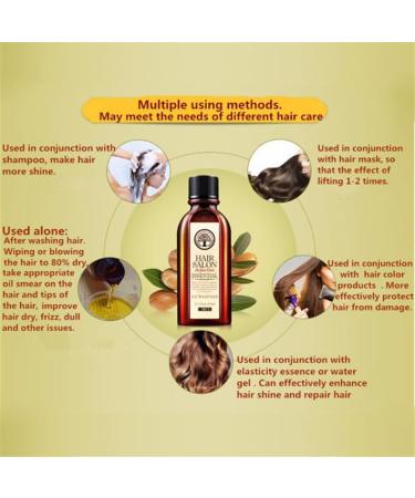 1Bottle Moroccan Argan Oil Deep Moisturizing Hair Conditioner Leave-in Hair Care Essential Oil Organic Stimulate Hair Growth Treatment oil hair - Buy Online on SooperMarket.com