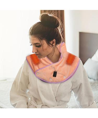 Puzzlegame Neckenheizkissen - Fast Heating Scarf & Shoulder Warmer for Neck Pain Relief | 3 Heating Levels Safe & Comfortable for Men & Women - Pink - Buy Online on SooperMarket.com