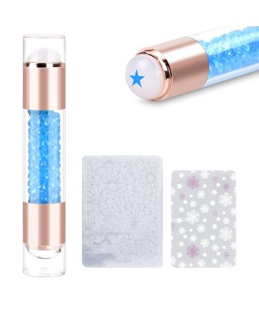Nail Stamp Silicone French - Double-Headed Manicure Kit for Stunning Nail Art | Home Studio Essential - Buy Online on SooperMarket.com