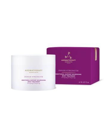 Aromatherapy Associates Inner Strength Emotional Support Body Treatment. Nourishing Body Cream for Soft and Comforted Skin. Made with Clary Sage Cardamom and Frankincense Essential Oils (6.76 oz)