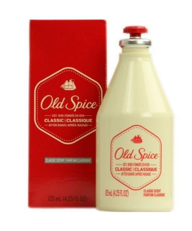Old Spice Classic After Shave for Men  4.25 oz Classic 4.25 Fl Oz (Pack of 1)