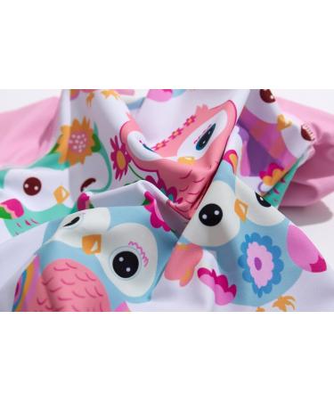 Bonverano Baby Girls Swimsuit - Owl Print One Piece with UPF 50+ Sun Protection | 9-12 Months - Buy Online on SooperMarket.com