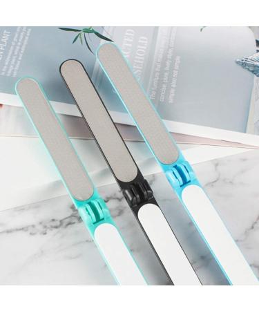 FYOBOT Folding Nail File Double Side Nail Grinding Sanding Remove Buffer UV Gel Polish Manicure Tool Blue - Buy Online on SooperMarket.com