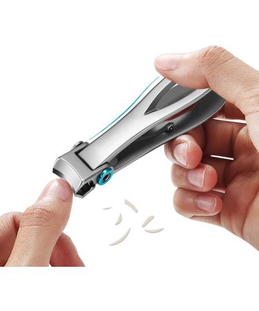 Nail Clipper Wide Jaw Opening Nail Clippers Giant Nail Clipper for Thick Nails Stainless Steel Fingernail and Toenail Clippers Cutter Trimmer for Men Women - Buy Online on SooperMarket.com