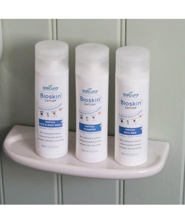 Salcura Bioskin Junior Face and Body Wash 200ml - Gentle Effective Skincare for Sensitive Skin - International Shipping Available - Buy Online on SooperMarket.com