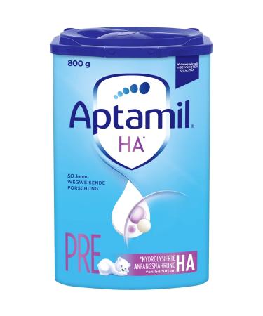 Aptamil HA PRE Infant milk from birth With DHA Lactose only Palm oil free Baby food Milk powder 800 g (1 pack)