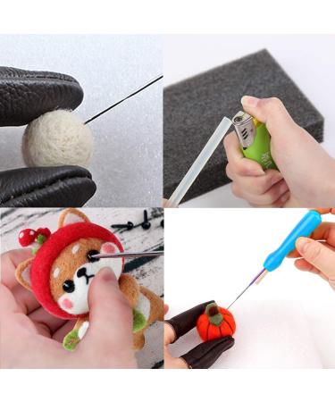 BAGERLA Animal Wool Needle Felting Kit - Beginner Set with Instructions & Tools - Red - Buy Online on SooperMarket.com