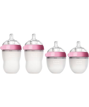 Comotomo 5 oz and 8 oz Baby Bottles 4 Pack