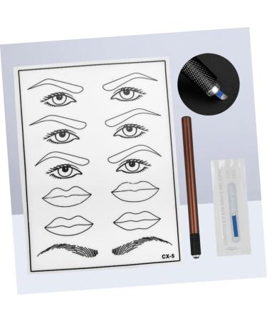 Hemoton 2pcs Practice Skin Kit Embroidery Kit Manual Pen Coffee - Buy Online on SooperMarket.com