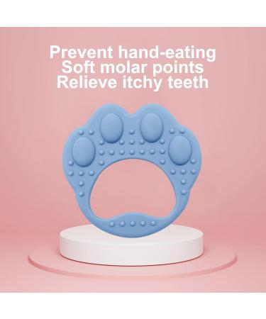 Aznever Silicone Baby Bite Ring - Montessori Toddler Teething Toy Cute Anti-Drop Design for Birthdays & Christmas - Buy Online on SooperMarket.com