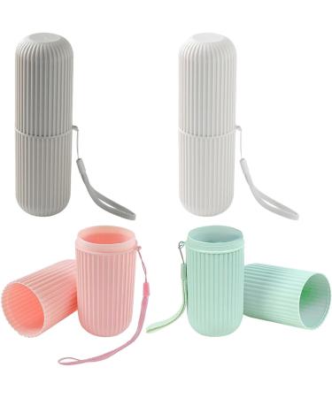 Magideal Portable Toothbrush Storage Box - 5x Raccination Holder for Business Trips & Family - Dust-Tight Organizer - Buy Online on SooperMarket.com