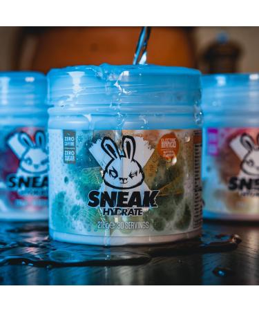 SNEAK Raspberry Lemonade Hydrate Edition - Zero Caffeine, Zero Sugar, Ashwagandha, Coconut Water - 30 Servings - Buy Online on SooperMarket.com