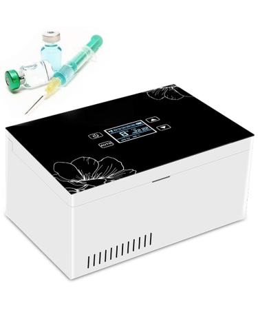 Insulin Refrigerator Mini Freezer with 10200 mAh Lithium Battery Free Temperature Control Suitable for Car Travel and Camping Gifts for Diabetic Friends