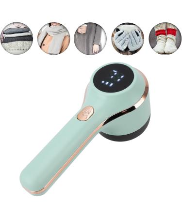 Electric Lint Remover - USB Rechargeable Fuzz Remover for Sweaters Blankets & More | High-Speed Fabric Care (Green - Buy Online on SooperMarket.com