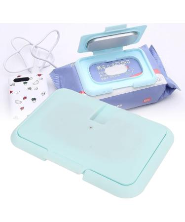 Portable Baby Wipe Warmer & Wet Cloth Dispenser - Keeps Baby Wipes Moist & Warm (Light Blue) - International Shipping - Buy Online on SooperMarket.com