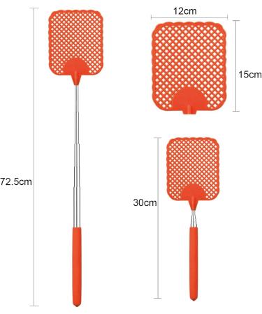 Olakin Fly Clap - 2 Piece Insect Control Device | Effective Mosquito & Fly Catcher in Red & Blue - Buy Online on SooperMarket.com