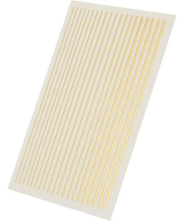 Mengmen Gold 3D Nail Sticker Stripe Lines Adhesive Striping Tape Nail Art Gold Silver 3Pc Nail - Buy Online on SooperMarket.com