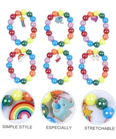 OSALADI Men Bracelets 9pcs Children's Bracelet Bracelets Women Jewelry Set Fashion Acrylic Gemstone Bracelet - Buy Online on SooperMarket.com