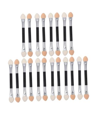 Housoutil 30pcs Eye Shadow Stick Makeup Lash Tools Female Eyeshadow Double Sided Mirror Woman