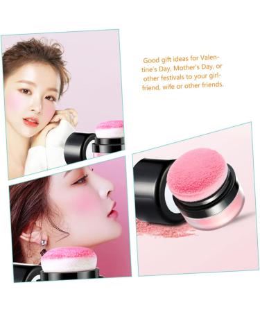 HAPINARY 2pcs Oil Control Cushion Blush Korean Blush Light Pink Blush Creme Blush for Cheeks Plastic Rosy - Buy Online on SooperMarket.com