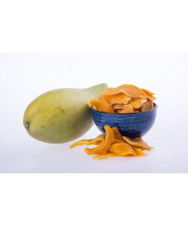 Food To Live Organic Mango Cheeks - Dried, Non-GMO, Kosher, Unsulphured, Unsweetened - 3 Pounds - Buy Online on SooperMarket.com