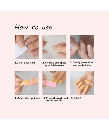 24pcs UV Shiny Red Square Fake Nails Kit - Short False Nail Tips for Office & Home Wear - Buy Online on SooperMarket.com
