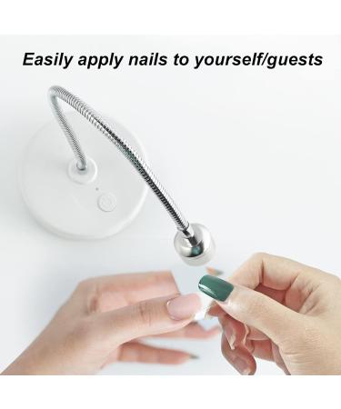 3W Small UV LED Nail Dryer | USB Gooseneck Cure Light for Gel Nails | Quick Dry Nail Extension Lamp - Buy Online on SooperMarket.com
