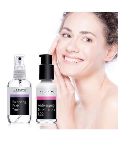Yeouth Anti-Aging Moisturizer L22 - Hydrating Cream for Youthful Skin (1 fl oz) - Buy Online on SooperMarket.com
