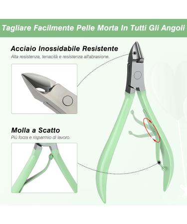Jupeli Nail Set - Professional Pedicure & Manicure Kit for Men | Stainless Steel Nail Clippers & Grooming Tools - Perfect Valentine s Day & Christmas Gift (Green) - Buy Online on SooperMarket.com