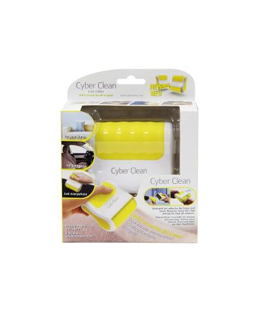 Cyber Clean Rollcare Jumbo - washable lint roller animal hair remover sticky lint roller removed dust fluff dog hair cat hair simple and quick ideal for household and car 1 roll