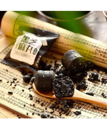 Sugar free black sesame balls ready to eat hand-made sesame pills healthy and nutritious sesame cakes 90g/bag sweet candy snack gift pack Chinese snacks nutritious breakfast (No sucrose 5 bags) No sucrose 5 bags - Buy Online on SooperMarket.com