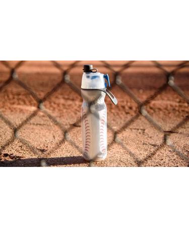 O2COOL Mist 'N Sip Misting Water Bottle 2-in-1 Function | No Leak Pull Top Spout | 20 oz Reusable Sports Water Bottle (Baseball) - Buy Online on SooperMarket.com