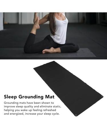 Grounding Sleeping Mat for Stress Relief & Improved Circulation | Earthing PEMF Mat with 5M Cable - Ideal for Home & Office - Buy Online on SooperMarket.com