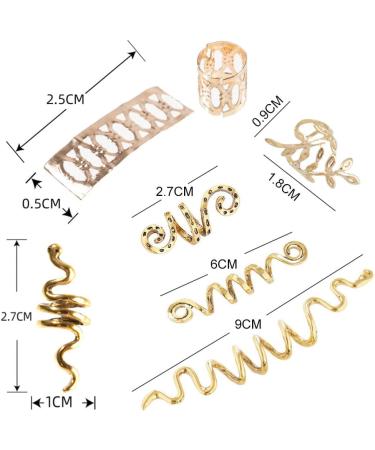 Sctmda Dreadlocks Jewellery 47 Pieces Braids Beads Hair Accessories Adjustable Aluminium Dreadlocks Cuffs Hair Accessory Set Braids Hair Accessories Hair Dreadlocks Accessories for Braids Decorations - Buy Online on SooperMarket.com