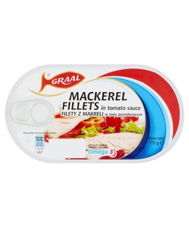 Mackerel Fillets in Tomato Sauce 170g